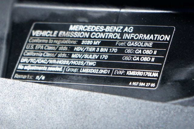 2020 Mercedes-Benz Sprinter 1500 Cargo Van 144 in. WB