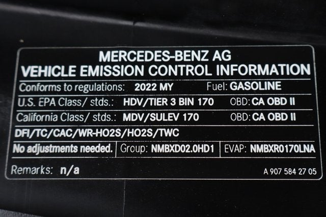 2022 Mercedes-Benz Sprinter 2500 Cargo 170 WB