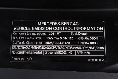 2021 Mercedes-Benz Sprinter 2500 Cargo 170 WB