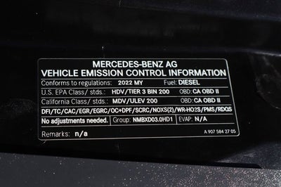 2022 Mercedes-Benz Sprinter 2500 Cargo 144 WB