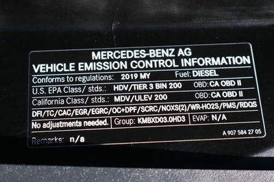 2019 Mercedes-Benz Sprinter 2500 Cargo 144 WB