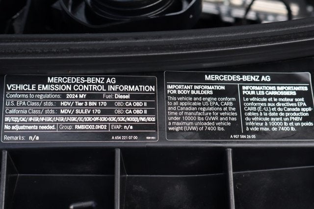 2024 Mercedes-Benz Sprinter 2500 Cargo 144 WB