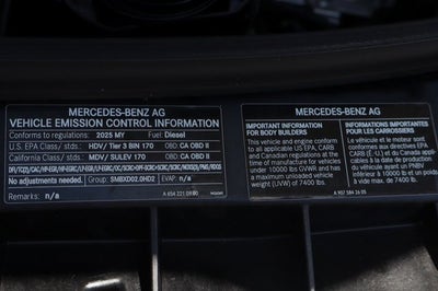 2025 Mercedes-Benz Sprinter 2500 Cargo 144 WB