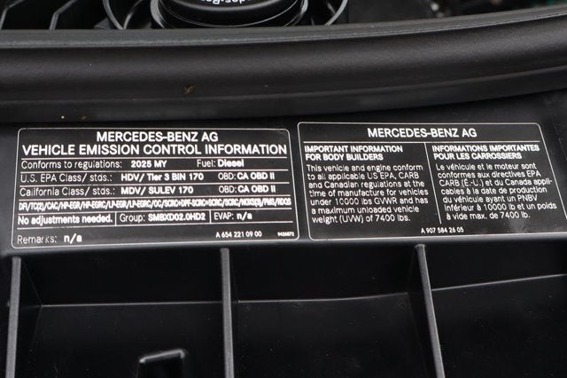 2025 Mercedes-Benz Sprinter 2500 Cargo 144 WB