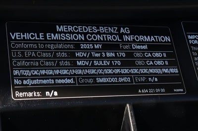 2025 Mercedes-Benz Sprinter 2500 Cargo 144 WB