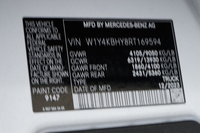 2024 Mercedes-Benz Sprinter 2500 Cargo 144 WB