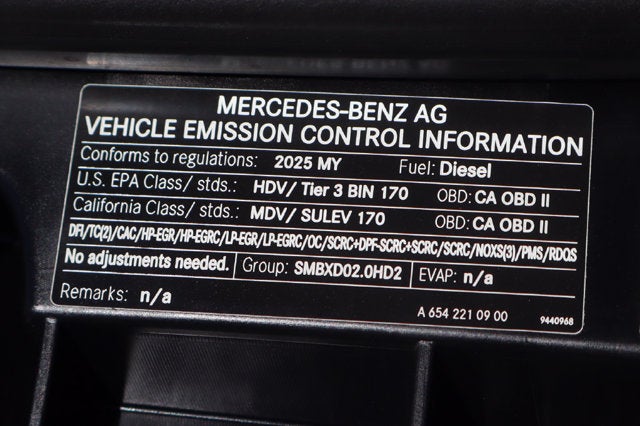 2025 Mercedes-Benz Sprinter 2500 Cargo 144 WB