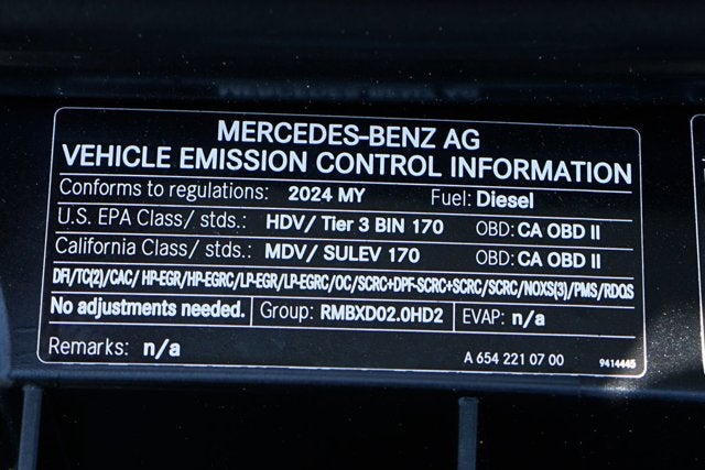2024 Mercedes-Benz Sprinter 2500 Cargo 170 WB