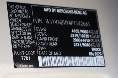 2023 Mercedes-Benz Sprinter 2500 Cargo 144 WB