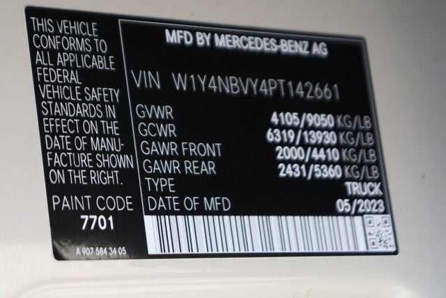 2023 Mercedes-Benz Sprinter 2500 Cargo 144 WB