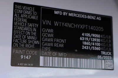 2023 Mercedes-Benz Sprinter 2500 Cargo 170 WB