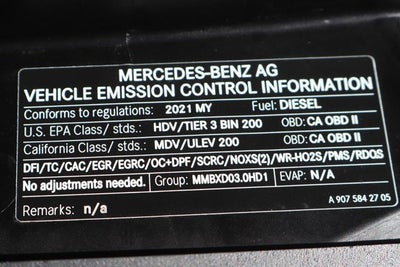 2021 Mercedes-Benz Sprinter 3500 Cargo 170 WB