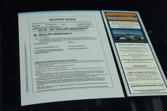 2021 Mercedes-Benz Sprinter 2500 Passenger 144 WB