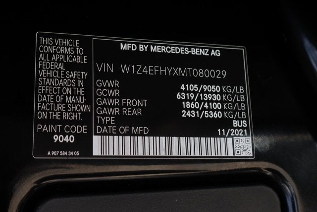 2021 Mercedes-Benz Sprinter 2500 Passenger 144 WB