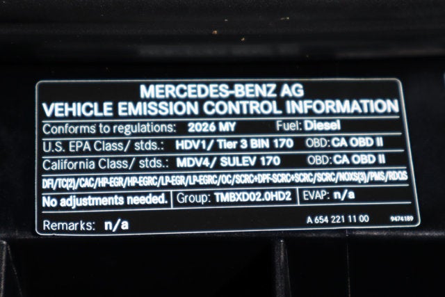2026 Mercedes-Benz Sprinter 2500 Passenger 170 WB