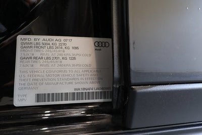 2018 Audi A4 allroad 2.0T Premium Plus
