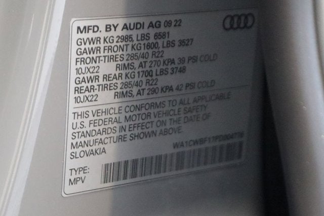 2023 Audi SQ8 4.0T Prestige