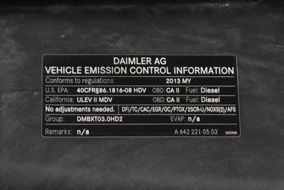 2013 Mercedes-Benz Sprinter 3500 Cargo 170 WB