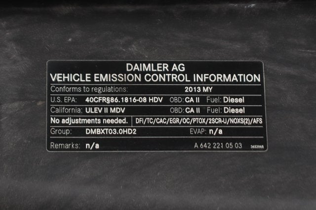 2013 Mercedes-Benz Sprinter 3500 Cargo 170 WB