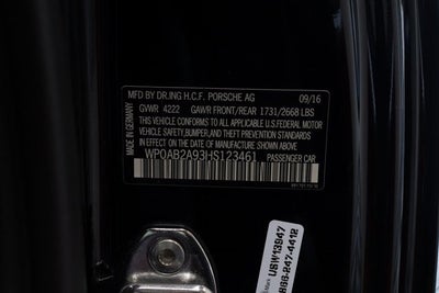 2017 Porsche 911 Carrera S