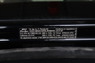 2019 Porsche 911 Turbo