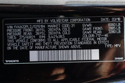 2018 Volvo XC90 T6 Inscription