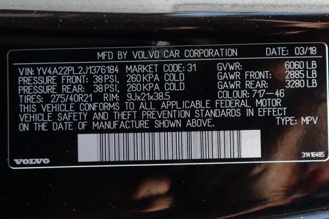 2018 Volvo XC90 T6 Inscription