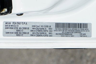 2022 RAM ProMaster City Base