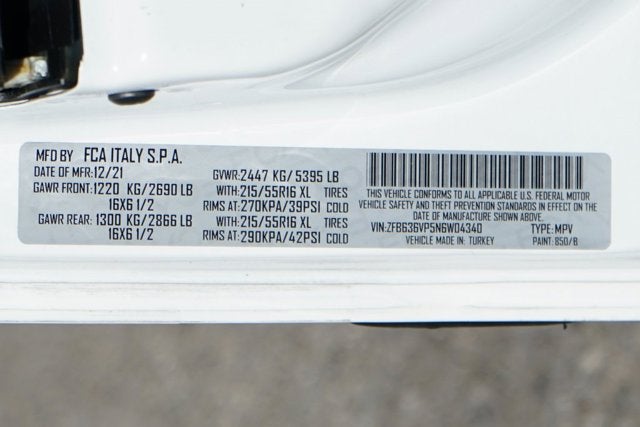 2022 RAM ProMaster City Base